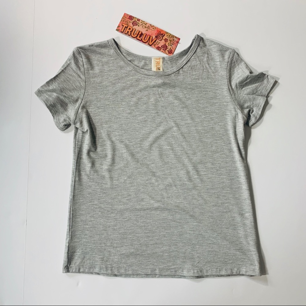 Tru Luv Short Sleeve Gray Tee